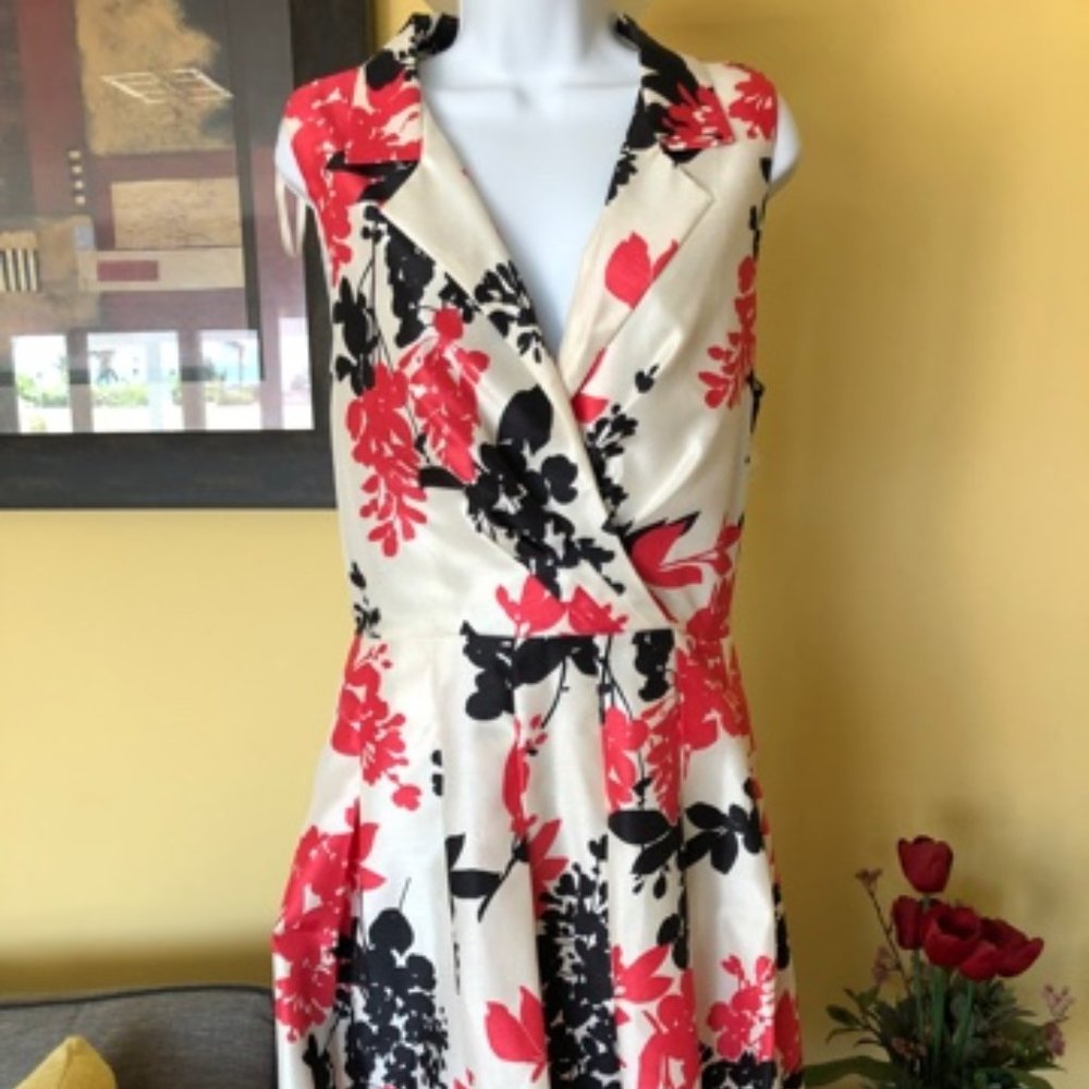 Jessica Howard Spring Dress Fit-Flare- Size 16